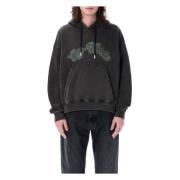 Zwart College Gebreide Hoodie Ss24 Off White , Black , Heren