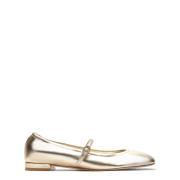 Kristal Gesp Ballet Flats Stuart Weitzman , Yellow , Dames