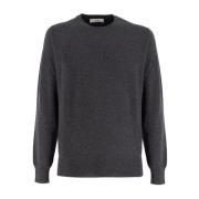 Kasjmier Crew Neck Sweater Mauro Ottaviani , Gray , Heren