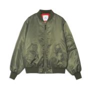 Army Green Leon Bomber Jack Anine Bing , Green , Dames