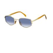 Iconische Dandy Stijl Zonnebril Eyewear by David Beckham , Yellow , He...