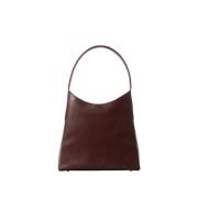 Léonore M bordeaux leren tas Ines De La Fressange Paris , Red , Dames