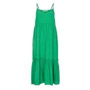 Groene Gipsy Strap Jurk met Ruches Co'Couture , Green , Dames