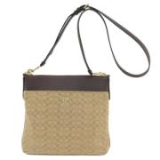 Pre-owned Canvas shoulder-bags Coach Pre-owned , Brown , Dames