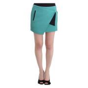 Blauwe Wikkel Mini Rok Moderne Stijl Costume National , Blue , Dames