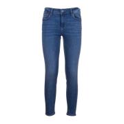 Slim Fit Denim Broek Fracomina , Blue , Dames