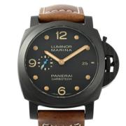 Pre-owned Stainless Steel watches Panerai Pre-owned , Black , Heren