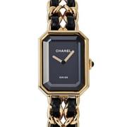 Pre-owned Stainless Steel watches Chanel Vintage , Black , Dames