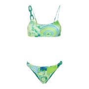 Bikini Set 2-Delig F**k , Green , Dames