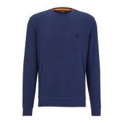 Sweatshirt met ronde hals Hugo Boss , Blue , Heren