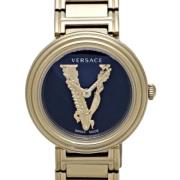 Pre-owned Stainless Steel watches Versace Pre-owned , Black , Dames