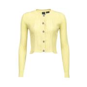 Stijlvolle Cardigan voor Vrouwen Pinko , Yellow , Dames