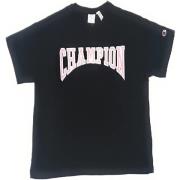 T-Shirts Champion , Black , Dames