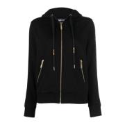 Zip Hoodie Just Cavalli , Black , Dames