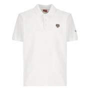 Lucky Tiger Polo Shirt Wit Kenzo , White , Heren