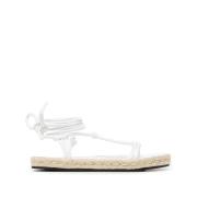 Lage Sandalen Armani Exchange , White , Dames