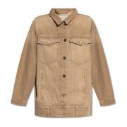 Willow denim jack AllSaints , Brown , Dames