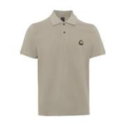 Gouden Polo Salie Stijlvol Shirt Moose Knuckles , Beige , Heren