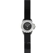 Pre-owned Stainless Steel watches Chanel Vintage , Black , Dames