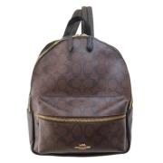 Pre-owned Fabric backpacks Coach Pre-owned , Brown , Dames