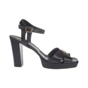 High Heel Sandals Fracomina , Black , Dames