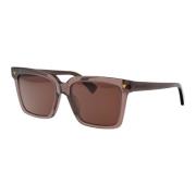 Stijlvolle zonnebril Bv1254S Bottega Veneta , Brown , Dames