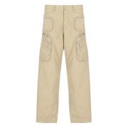 Beige Cargo Broek Dsquared2 , Beige , Heren