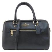 Pre-owned Leather handbags Coach Pre-owned , Black , Dames