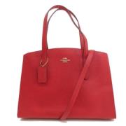 Pre-owned Leather totes Coach Pre-owned , Red , Dames