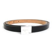 Pre-owned Silver belts Louis Vuitton Vintage , Black , Dames