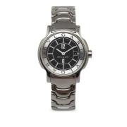 Pre-owned Stainless Steel watches Bvlgari Vintage , Black , Dames