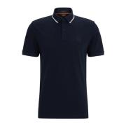 Polo Korte Mouw Hugo Boss , Blue , Heren