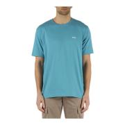 Korte Mouw T-shirt Hugo Boss , Blue , Heren