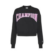 Sweatshirt Champion , Black , Dames