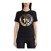 Korte Mouw T-shirt Just Cavalli , Black , Dames