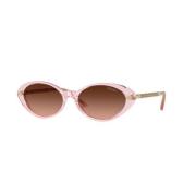 Rosa Pink Gradient Zonnebril Ve4469 Versace , Pink , Dames