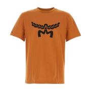 Oranje katoenen T-shirt MCM , Orange , Heren