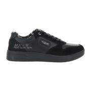 Lage Sneakers Aeronautica Militare , Black , Heren