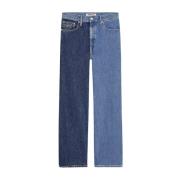 Klassieke Straight Fit Denim Jeans Tommy Jeans , Blue , Dames