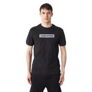 Korte Mouw T-shirt GAS , Black , Heren