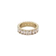 Dames Sieraden Ring Strass Crystal Notre-v , Yellow , Dames