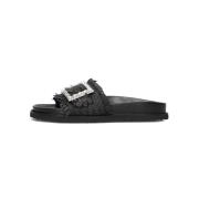 Dames Slippers 395011 Notre-v , Black , Dames