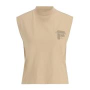 Dames Tanktop, Model Badow Faw0441 Fila , Beige , Dames