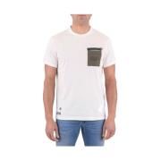 Korte Mouw T-shirt Manuel Ritz , White , Heren