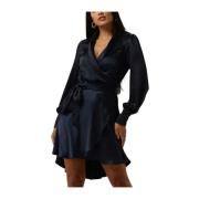 Dames Jurken Nv-doris Satin Dress Notre-v , Blue , Dames