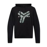 Logo Hoodie John Richmond , Black , Heren