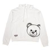 Hoodies Moschino , White , Dames