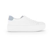 Witte Leren Moderne Sneakers Gabor , White , Dames