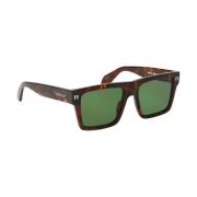 Lawton Zonnebril Havana 6055 Off White , Brown , Unisex