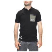 Korte Mouw Polo Manuel Ritz , Black , Heren